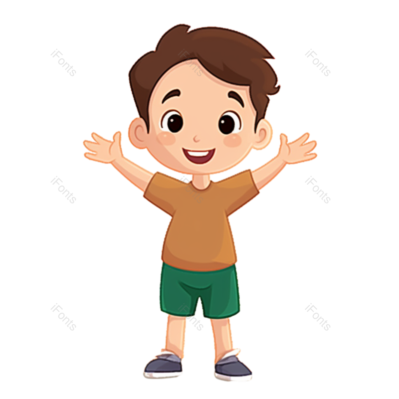 卡通图片,儿童元素,人物PNG,卡通人物免抠素材